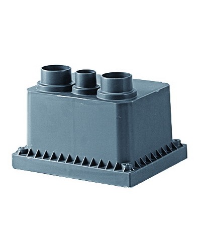 Колодец переходной смотровой 225x175x145 с крышкой для двустенных труб DKC (025001) во Владивостоке Повороты, муфты, тройники Pintop.ru