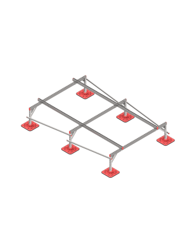 Опорная конструкция для установки оборудования TECHNORAPTOR FOOT 2000х3000 тип 1 HD КМ-профиль (KM-TR-F-SSEI-2000-3000-1 HD) во Владивостоке Системы видеонаблюдения Pintop.ru
