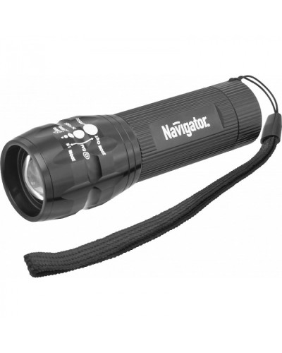 Фонарь Navigator 94 967 NPT-CM03-3AAA алюм. 1LEDх3Вт, фокус, блист. во Владивостоке Источники света(Лампы) Pintop.ru