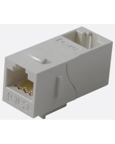 Повторитель портов RJ-45, неэкранированный, 90 градусов, кат.5E, формата Keystone, белый LANMASTER LAN-KCP45U5E/90-WH во Владивостоке Проходные адаптеры Pintop.ru