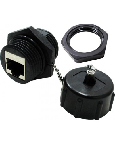 Индустриальный соединительный модуль, IP68, экранированный, категории 5e LANMASTER (LAN-KCP45S5E-WP) во Владивостоке Проходные адаптеры Pintop.ru