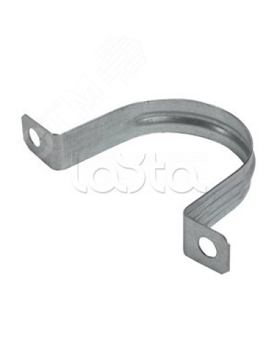 Скоба металлическая двухлапковая d48-50 мм IEK (CMAT11-48-050) во Владивостоке Держатели, клипсы, скобы Pintop.ru