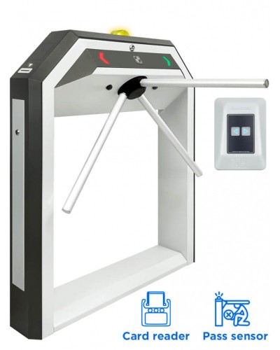 CARDDEX Комплект тумбового турникета со встроенным картоприемником STR-03KEC во Владивостоке Турникеты Pintop.ru
