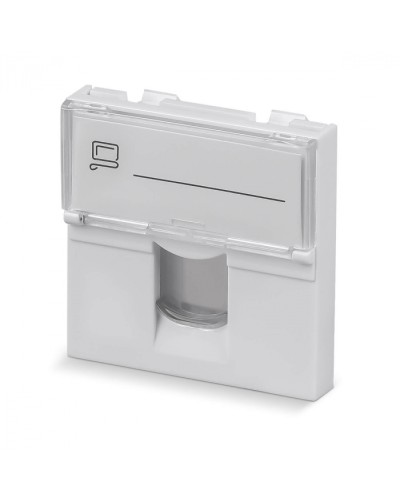 Вставка 45x45 (Mosaic) для 1 модуля формата Keystone Jack (арт.078604) Cabeus (FP-L-45-1M) во Владивостоке Модули Keystone Pintop.ru