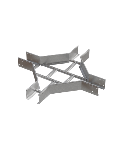 Х-разветвитель лестничный 150х600х1,5 мм HD N КМ-профиль (LXD150-600-1.5 HD N) во Владивостоке Аксессуары для лотков Pintop.ru