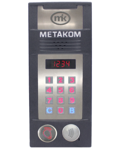 Многоабонентый антивандальный блок вызова Метаком MК2018-RFMFС во Владивостоке Блоки вызова многоабонентные Pintop.ru