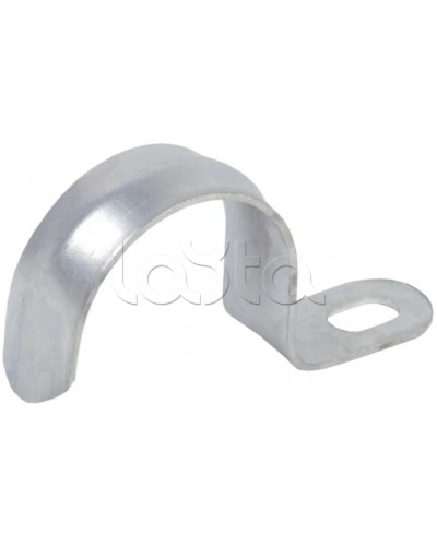 Скоба металл.однолапковая d48-50мм IEK (CMAT10-48-050) во Владивостоке Держатели, клипсы, скобы Pintop.ru