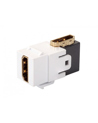 Модуль HDMI keystone 90 градусов, белый Eurolan (16B-HD-04WT) во Владивостоке Модули Keystone Pintop.ru