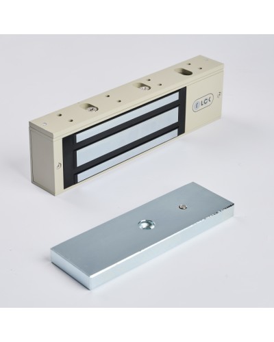 R-Lock RL-EM500-L0G - Электромагнитный замкок, 500кг, DC12/24B, цвет серый, RAL7032 (галечный серый) во Владивостоке Электромагнитные замки Pintop.ru