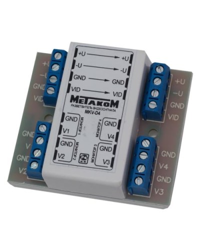Разветвитель видеосигнала Метаком MKV-D4C во Владивостоке Блоки коммутации многоабонентные Pintop.ru