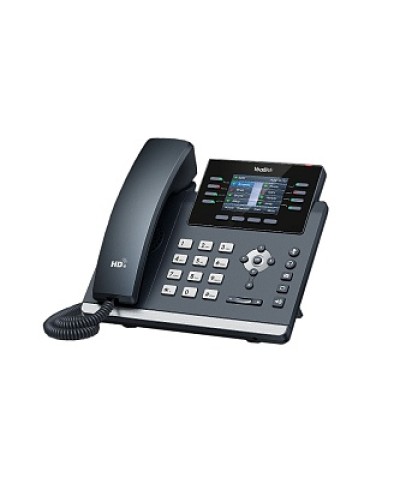 Yealink SIP-T44W - 12 аккаунтов, 2 порта USB, Wi-Fi, цветной экран, BLF, PoE, GigE, без БП, шт во Владивостоке Дополнительное оборудование для сетей Pintop.ru