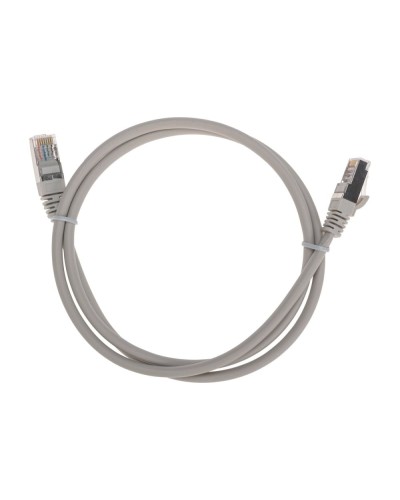 Патч-корд F/UTP, CAT 5e, RJ45-RJ45, 26AWG, LSZH, серый, 1м REXANT 02-0110-1 во Владивостоке Патчкорды (медные) Pintop.ru