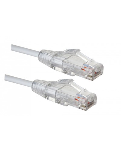 Коммутационный шнур категории 5e SLIM LINE, U/UTP, LSZH, T568B, 3 м, белый Eurolan (21S-U5-03WT) во Владивостоке Патчкорды (медные) Pintop.ru