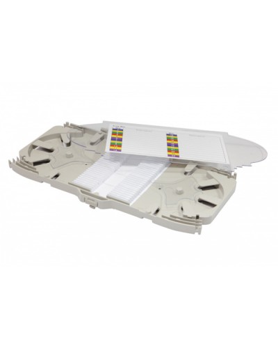 Сплайс-кассета на 24 (48) соединения, пластик Eurolan 33B-03-24GY во Владивостоке Кроссы оптические Pintop.ru