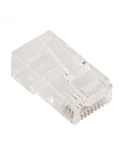 Коннектор RJ45 тип EZ, 8P8C, UTP, Cat.5e, универс, покрытие 50 микрон,100 шт LANMASTER (LAN-EZ45-8P8C/U5E-100) во Владивостоке Коннекторы и разъемы Pintop.ru