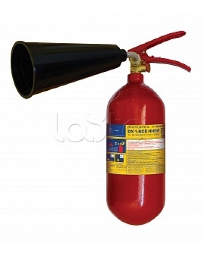 Огнетушитель ПОЖТЕХНИКА ОУ-6 -Морской ИНЕЙ (89В, до 10 000V) (баллон по ГОСТ 949) во Владивостоке Огнетушители Pintop.ru