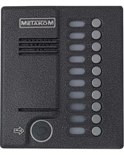 Блок вызова домофона Метаком MК10.2-RFEN во Владивостоке Вызывные аудиопанели малоабонентные Pintop.ru