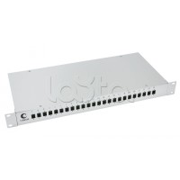 Бокс оптический 19" на 24 SC/LC порта Cabeus FO-19-24-SC