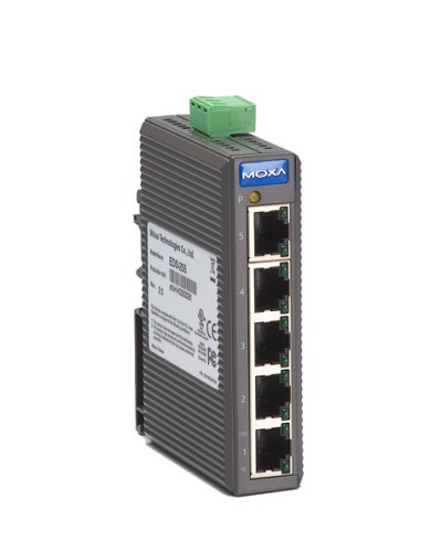 Коммутатор неуправляемый промышленный 5-портовый Moxa EDS-205 во Владивостоке Коммутаторы Pintop.ru