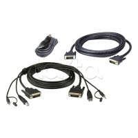 Комплект кабелей USB, DVI-D Dual Link, Dual Display для защищенного KVM-переключателя (1.8м) ATEN 2L-7D02UDX3
