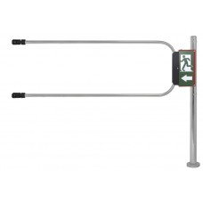 Smartec ST-GR014EC-CR - Калитка аварийного выхода с электромагнитом, хромированная, в комплекте стойка 1000 х D50 мм и створка 1400 х D25 мм.