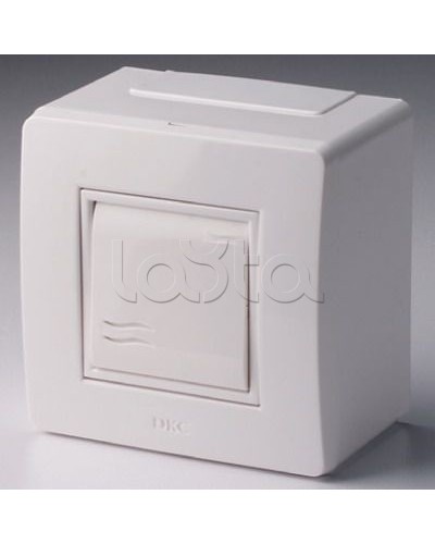 Коробка в сборе с выключателем, белая DKC 10002 во Владивостоке Аксессуары для кабель-канала Pintop.ru