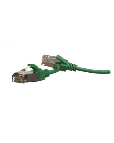 Патч-корд S/FTP Hyperline (PC-LPT-SFTP-RJ45-RJ45-C6-3M-LSZH-GN) во Владивостоке Патчкорды (медные) Pintop.ru