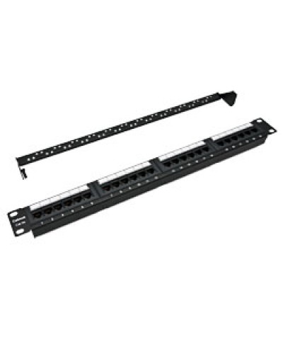 Патч-панель 19, 1U, 24xRJ45 Cabeus PL-24-Cat.5e-Dual IDC во Владивостоке Патч панель Pintop.ru