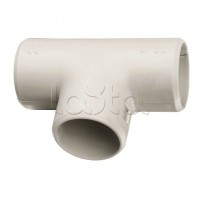 Тройник соединительный для трубы Plast (20мм.) EKF PROxima (tr-t-20)