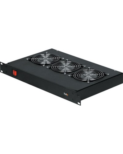 Панель вентиляционная с 3 вентиляторами TLK TLK-VP3/BK во Владивостоке Вентиляторные модули Pintop.ru