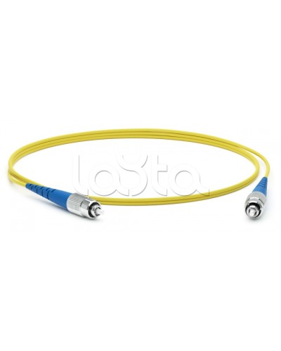 Патч-корд волоконно-оптический SM 9/125 (OS2), FC/UPC-FC/UPC, simplex, LSZH, 10 м Hyperline FC-S2-9-FC/UR-FC/UR-H-10M-LSZH-YL во Владивостоке Патч-корды оптические Pintop.ru