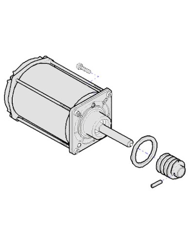 Электродвигатель G12000 в сборе Came 119RIG101 во Владивостоке Запчасти для шлагбаумов и автоматики Pintop.ru
