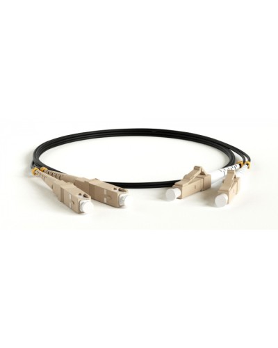 Патч-корд волоконно-оптический Hyperline FC-D2-50-SC/PR-SC/PR-H-25M-LSZH-BK во Владивостоке Патч-корды оптические Pintop.ru