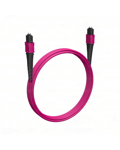 Кабельная сборка MPO(M) -MPO(M)-8 волокон 50/125 OM4, 5 m Cabeus (FOP-50-OM4-8-MPO(M)-8-MPO(M)-B-5m) во Владивостоке Кабельные сборки (оптические) Pintop.ru