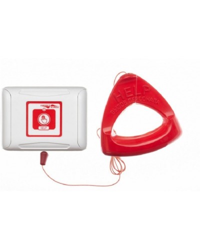 Влагозащищенная радиокнопка вызова со шнуром Hostcall MP-413W2 во Владивостоке Система оповещения и трансляции Hostcall Pintop.ru