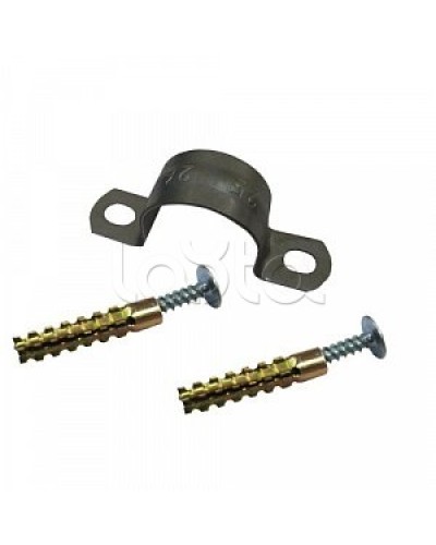 Дюбель-хомут клоп (двухлапковый) 21-22 мм Гефест (100 шт/уп) во Владивостоке Крепеж: Дюбели, шурупы, саморезы Pintop.ru