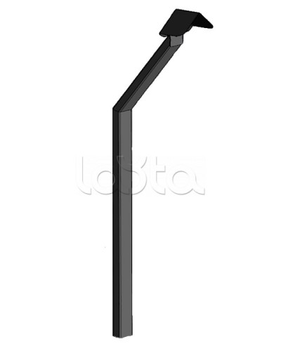 Стойка кнопки выхода Аякс наклонная исп.02 (в землю), черная Магнито-контакт во Владивостоке Дополнительное оборудование для ОПС Pintop.ru