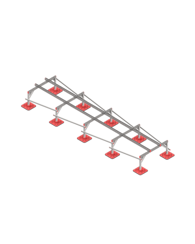 Опорная конструкция для установки оборудования TECHNORAPTOR FOOT 1200х5000 тип 1 HD КМ-профиль (KM-TR-F-SSEI-1200-5000-1 HD) во Владивостоке Системы видеонаблюдения Pintop.ru