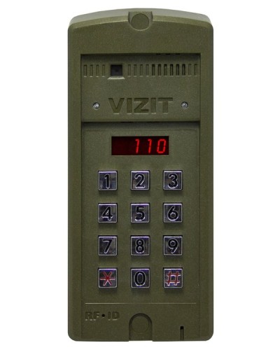 Блок вызова до 100 абонентов Vizit БВД-SM110FCP во Владивостоке Блоки вызова многоабонентные Pintop.ru