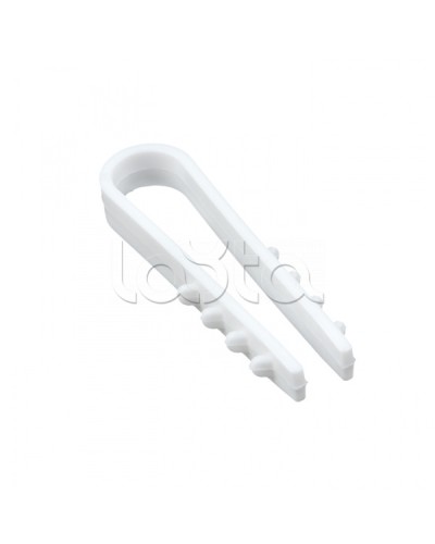 Дюбель-хомут для круглого кабеля (5-10мм) белый (50шт.) EKF PROxima (plc-ncs50-5x10w) во Владивостоке Крепеж: Дюбели, шурупы, саморезы Pintop.ru