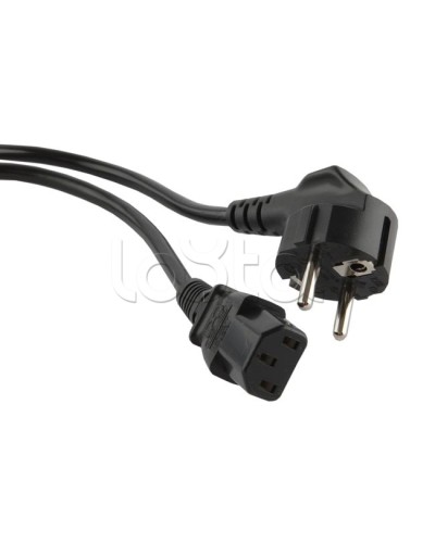 Кабель питания 10 м Hyperline PWC-IEC13-SHM-10-BK во Владивостоке Патч-корды и пигтейлы Pintop.ru