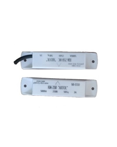 Датчик положения магнитогерконовый Магнито-Контакт КМ-250-NO-NС ARTOL (c магнитом М-025) во Владивостоке Извещатели охранные Pintop.ru