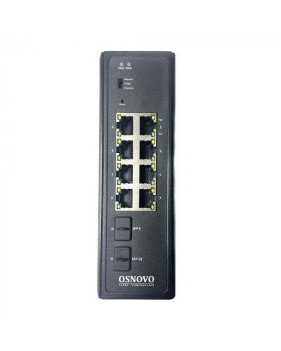OSNOVO SW-80802-IM(port 90W,360W) Промышленный Web-управляемый PoE коммутатор во Владивостоке Коммутаторы Pintop.ru