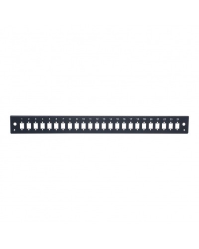 Панель лицевая для выдвижной оптич. полки, 24 SC Simplex/24 LC Duplex, черный Datarex DR-546045 во Владивостоке Патч-панели Pintop.ru