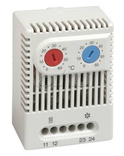 Термостат универсальный (сдвоенный) с нормально-замкнутыми (NC) и нормально-разомкнутыми (NO) контактами Hyperline KL-TRS-UVL-060 во Владивостоке Электротехническое оборудование Pintop.ru