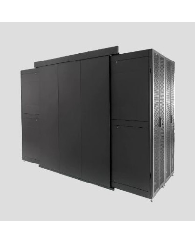 Панель задняя двухрядного коридора сплошная 42U для шкафов серии ШТК-СП-42.×.× ЦМО ЦОД-СП-Ф2-42-9005 во Владивостоке Аксессуары для стоек и шкафов Pintop.ru