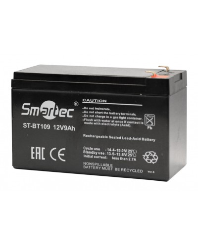 Аккумулятор Smartec ST-BT109 во Владивостоке Электротехническое оборудование Pintop.ru