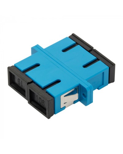 Адаптер оптический SC, SM, дуплексный LANMASTER (LAN-2SC-AM-SM) во Владивостоке Проходные адаптеры и розетки оптические Pintop.ru