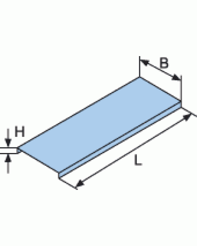 Крышка для лотка с заземлением осн. 80x3000 DKC 35521 во Владивостоке Аксессуары для лотков Pintop.ru