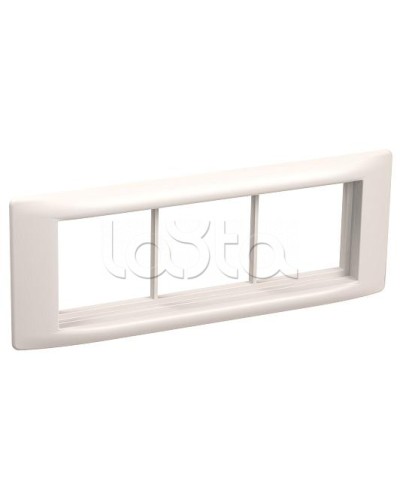 Рамка и суппорт для кабель-канала Праймер на 6 модулей, 60 мм белый IEK (CKK-40D-RSU6-060-K01) во Владивостоке Распределительные коробки Pintop.ru